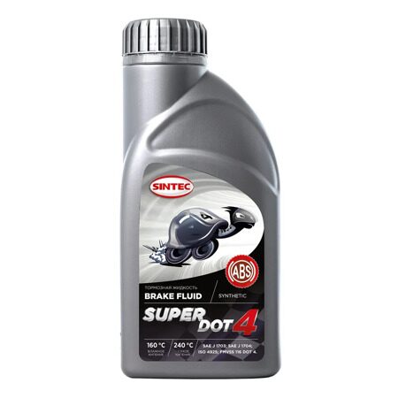 Sintec Жидкость тормозная Super DOT-4 455г