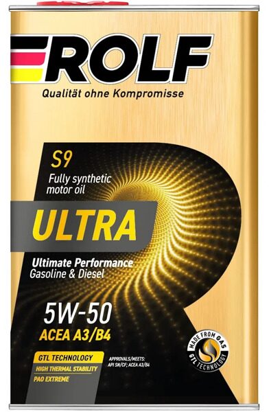 Rolf Ultra 5W-50 ACEA A3/B4 SN/CF 1л металл