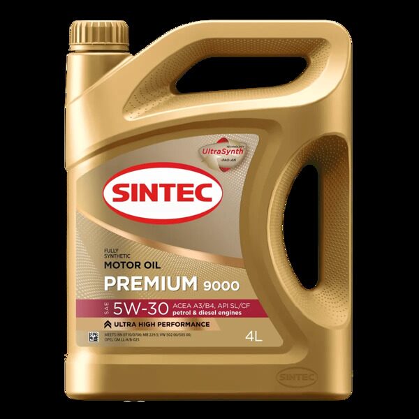 Sintec Premium 9000 SAE 5W-30 ACEA A3/B4 API SL/CF 4л