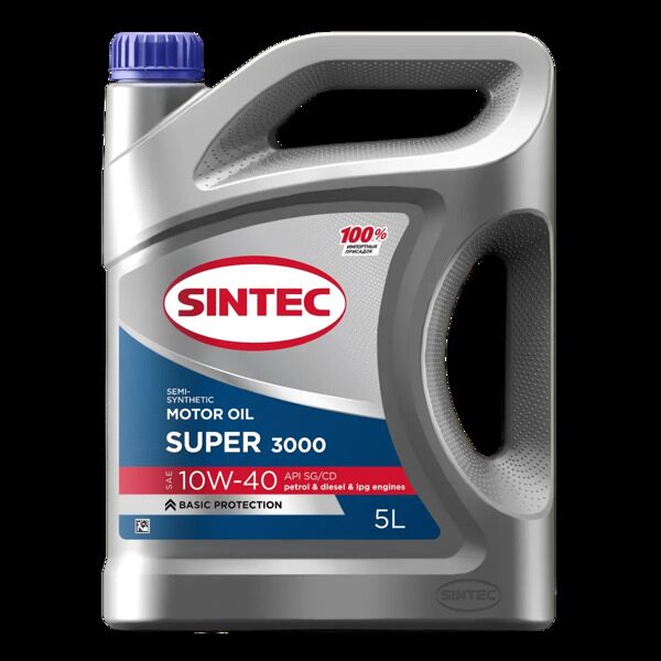 Sintec SUPER 3000 SAE 10W-40 API SG/CD 5л