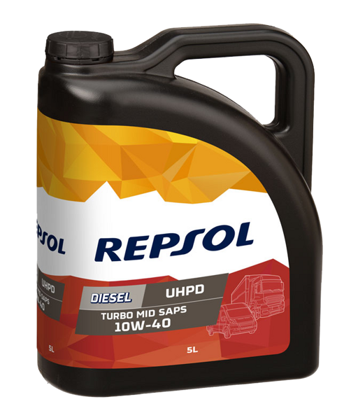 Repsol RP DIESEL TURBO UHPD MID SAPS 10W40. 5L