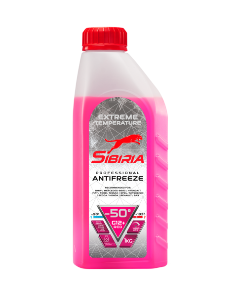 Sibiria Antifreeze G12+ red -50 1кг