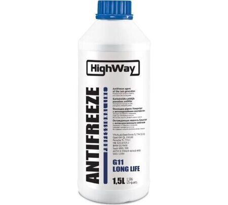 HighWay ANTIFREEZE конц. LONG LIFE G11 синий 1,5кг