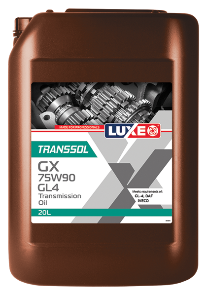 LUXE TRANSSOL GX 75W90  GL4 20л