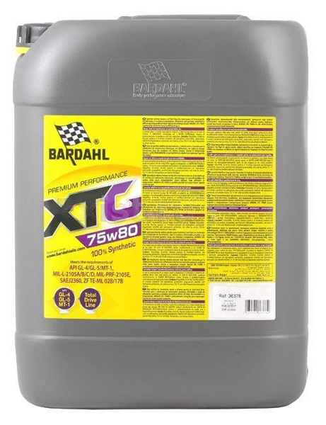 Bardahl XTG 75W80 MTF 20L