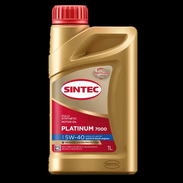 Sintec Platinum 7000 SAE 5W-40 C3 SP 1л