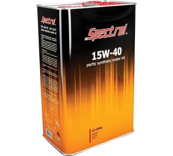 Spectrol Глобал 15W-40 SJ/CF 4л