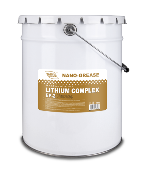 Nano Grease LITHIUM COMPLEX Grease EP-2 (синтетическая высокотемпературная) 18 кг.