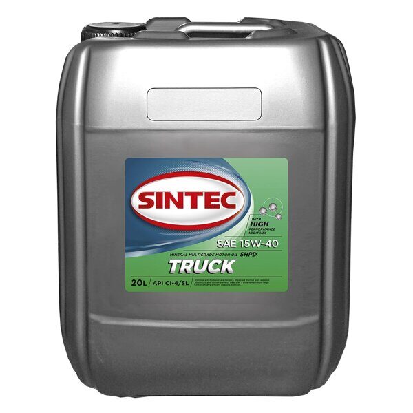 Sintec TRUCK SAE 15W-40 API CI-4/SL 20л