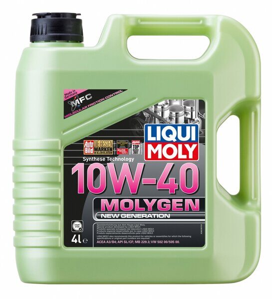 Liqui Moly 8538/9060 НС-синт. мот.масло Molygen New Generation 10W-40 4л